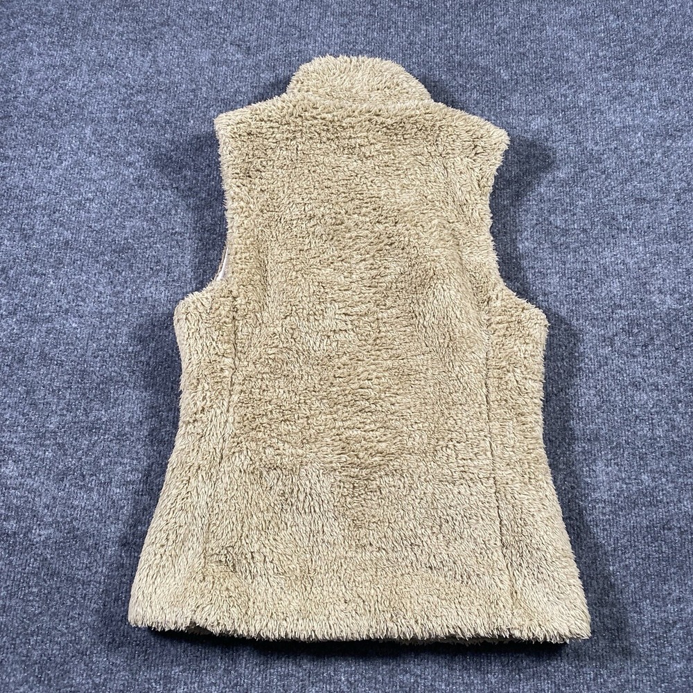 Patagonia Los Gatos Vest Fleece Full Zip Sherpa Womens Size Small El Cap Khaki - Picture 7 of 8